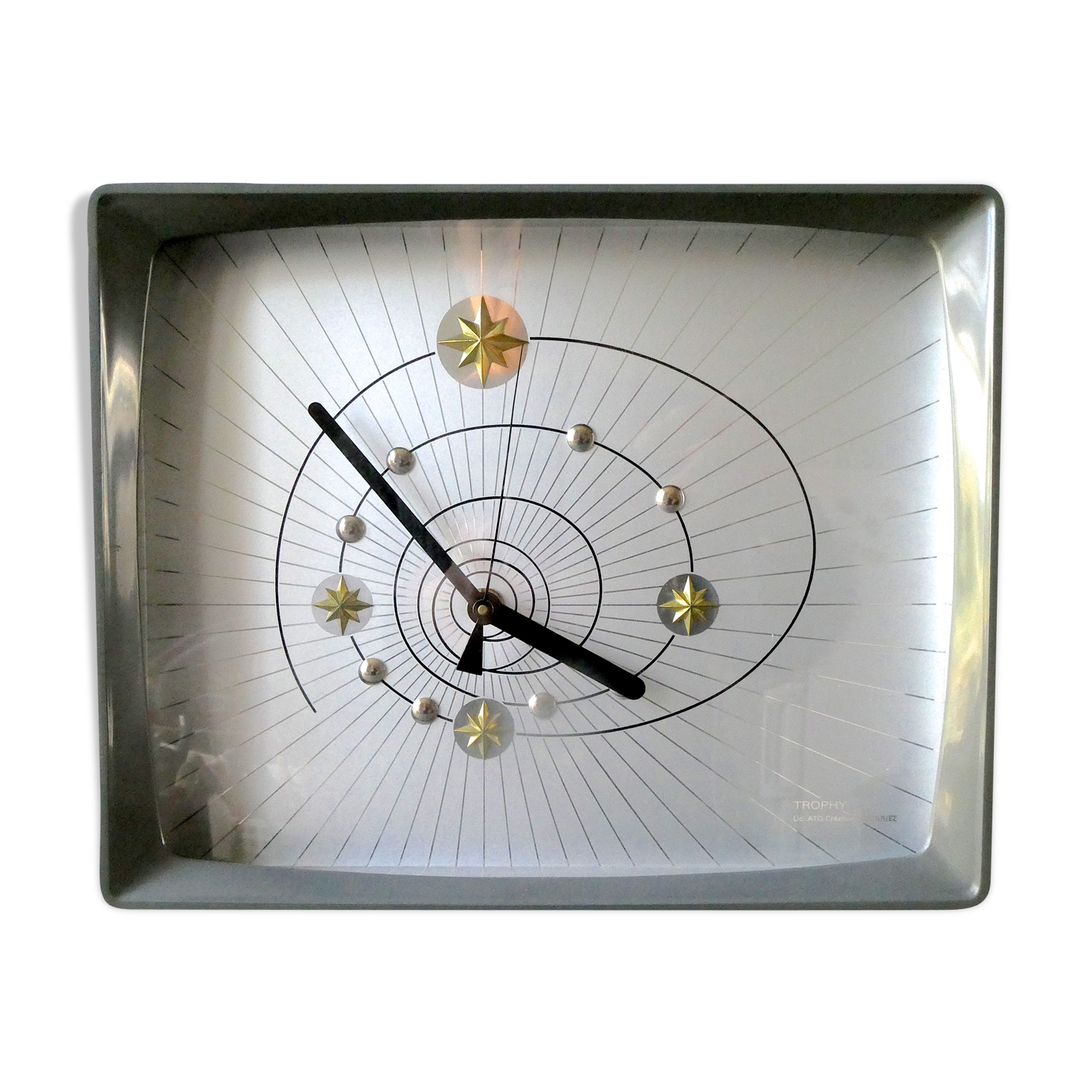 Pendulum wall clock Trophy ORTF, creation Hourriez ATO