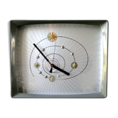 Horloge murale Trophy ORTF, création Hourriez ATO