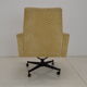 Mid-century swivel armchair with wheels 1970's