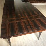 Table de salle à manger en ébène de Macassar