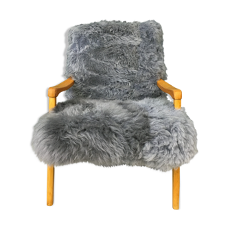 Fauteuil moelleux vintage