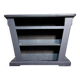 Old wooden counter, black patina