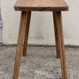 Brutalist table wood raw