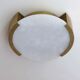 Large Melange ceiling light Brass & Natural Alabaster Kelly Wearstler