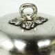 Biedermeier sugar bowl, silver-plated brass, Poland, 19th century