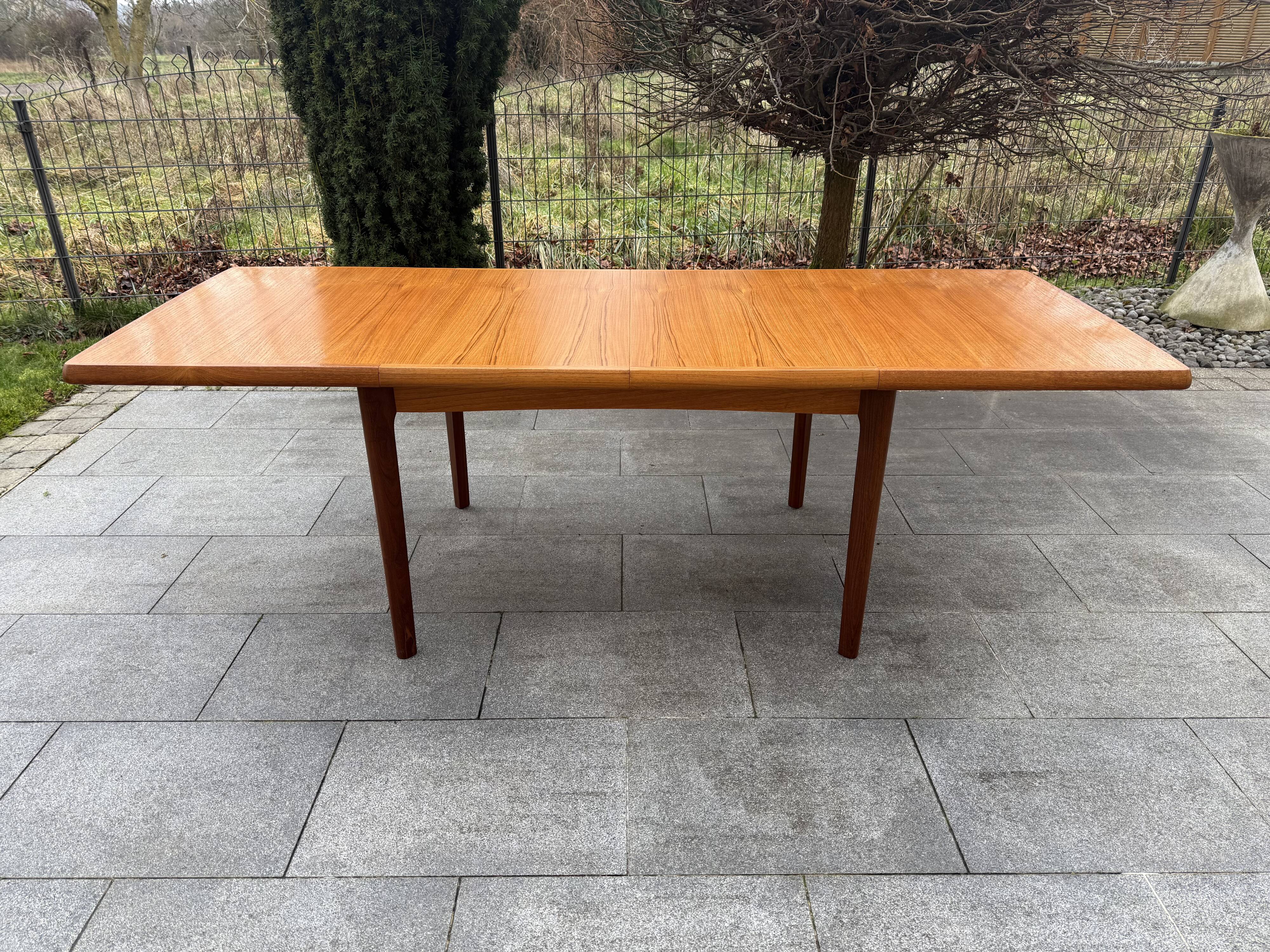 Scandinavian dining table Henning Kjaernulf Year 60