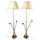 Paire de lampadaires "Golf"