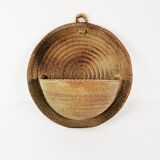 Wall-mounted ceramic flowerpot, Germany, 1970s.