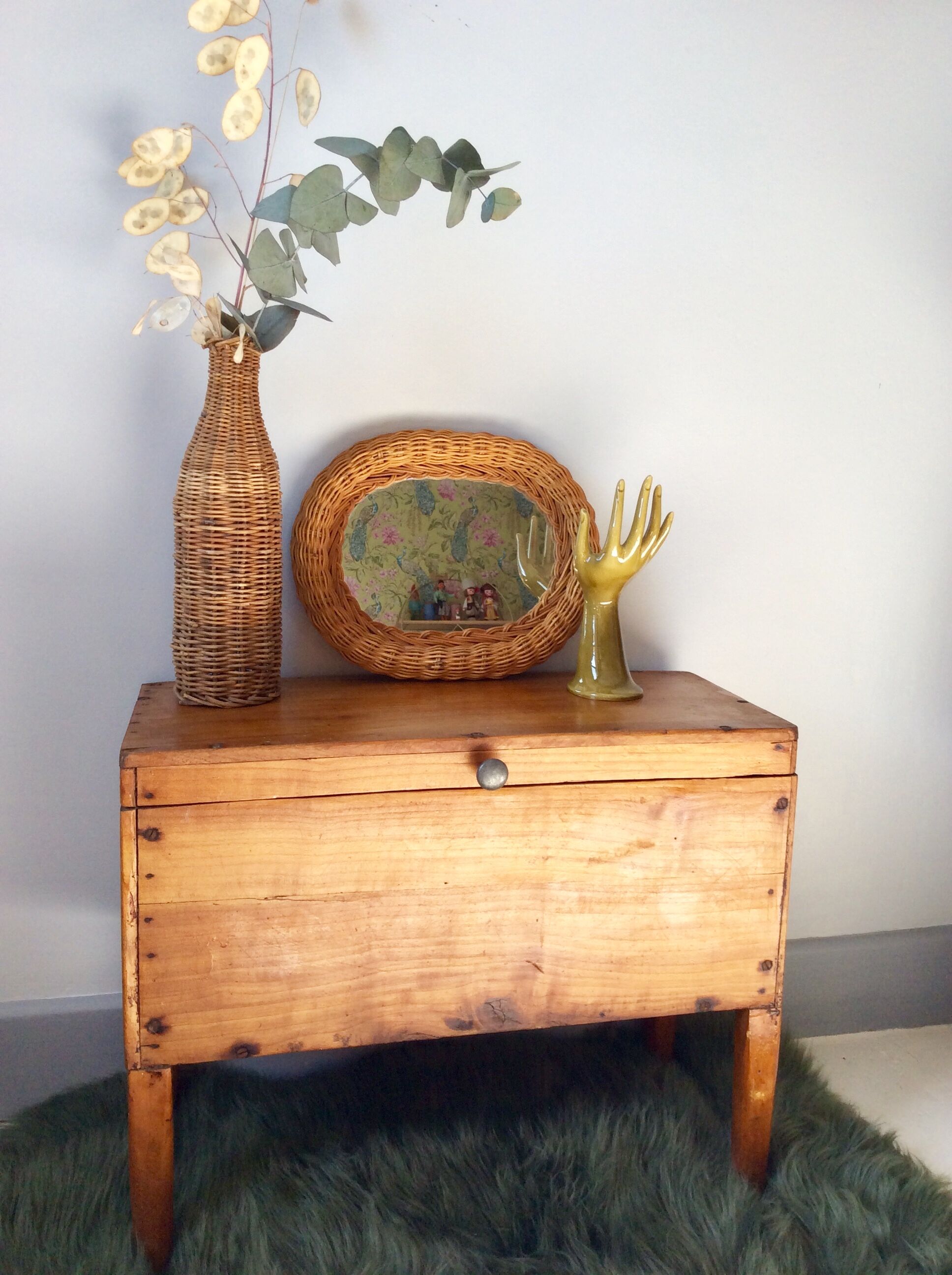Handcrafted storage cabinet