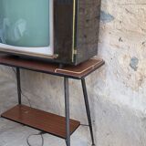 Vintage television & its furniture