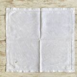 10 serviettes anciennes brodée50x54 cms main - Lin -