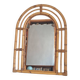 Vintage bamboo mirror