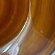 Set of 6 beautiful honey brown Luneville soup plates