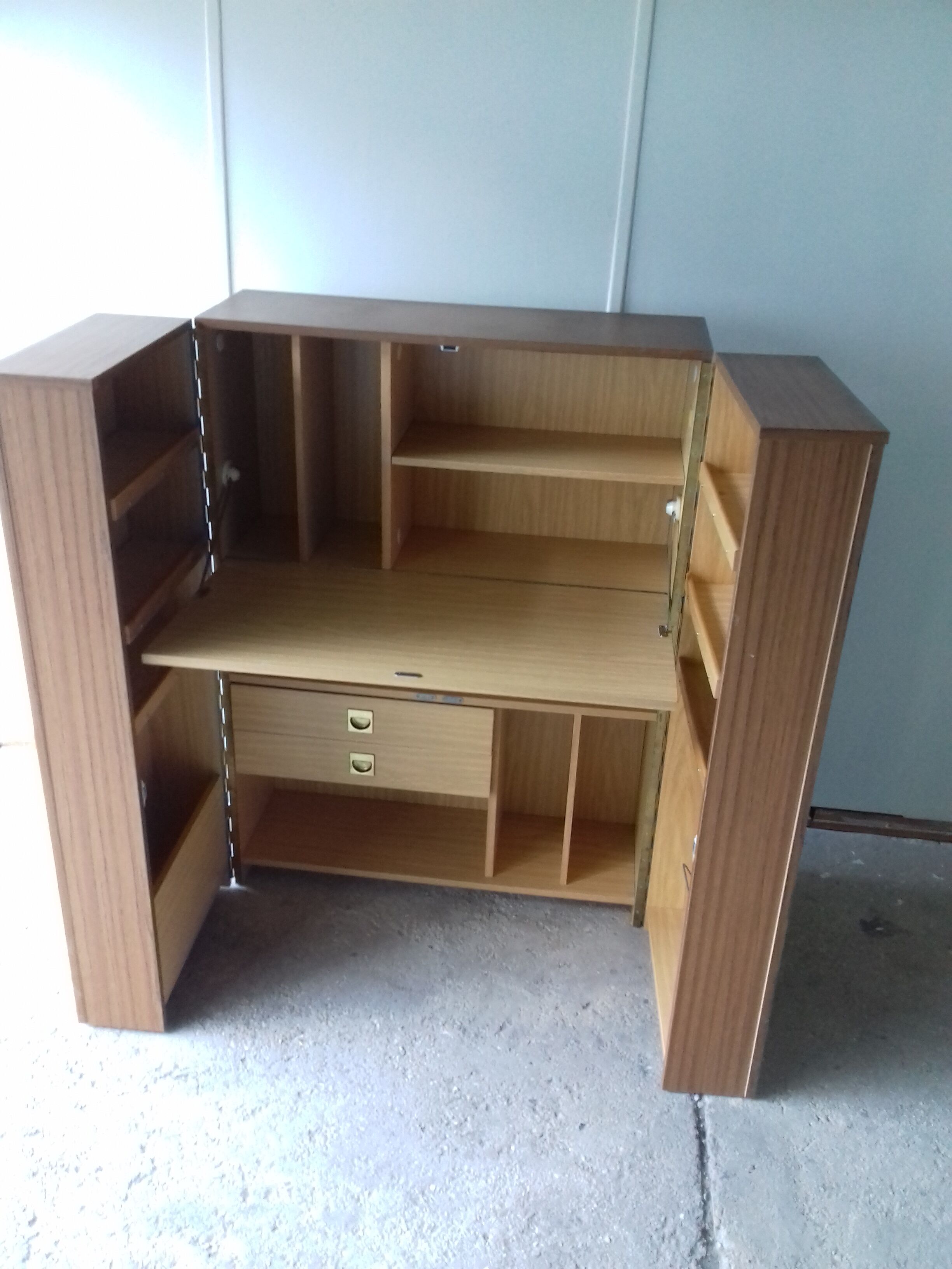 Vintage "magic box" trunk desk