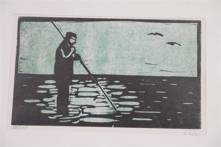 Swedish lithograph by Ake Holm