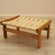 Oak footstool, Danish design, 1960s, made in Denmark