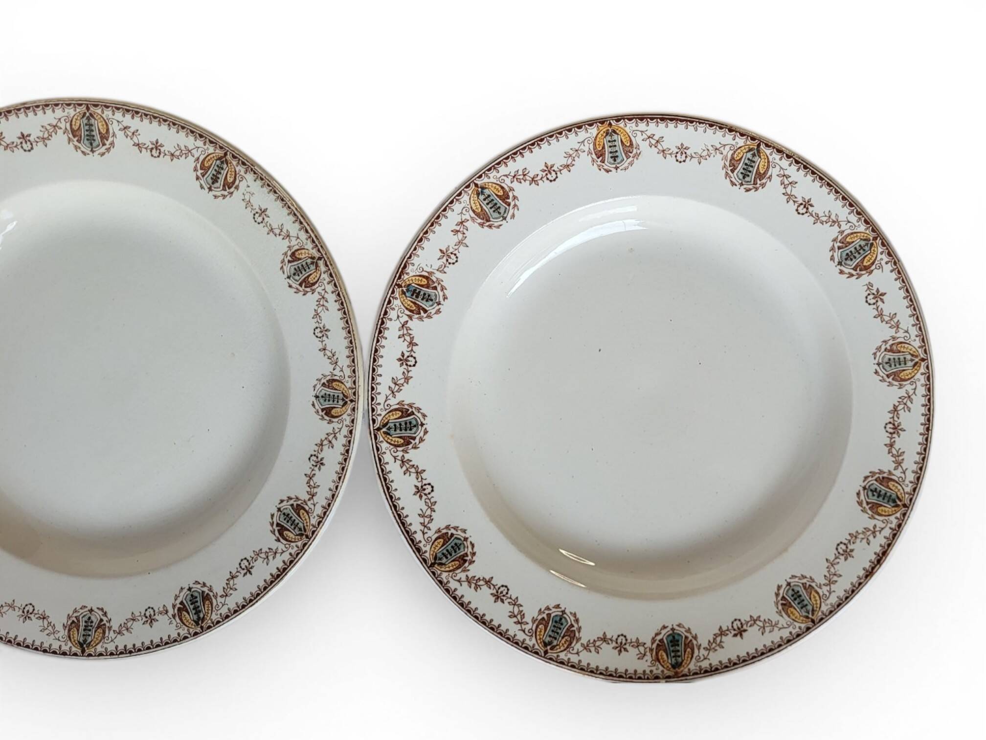 6 deep plates Léon Graves Clairefontaine