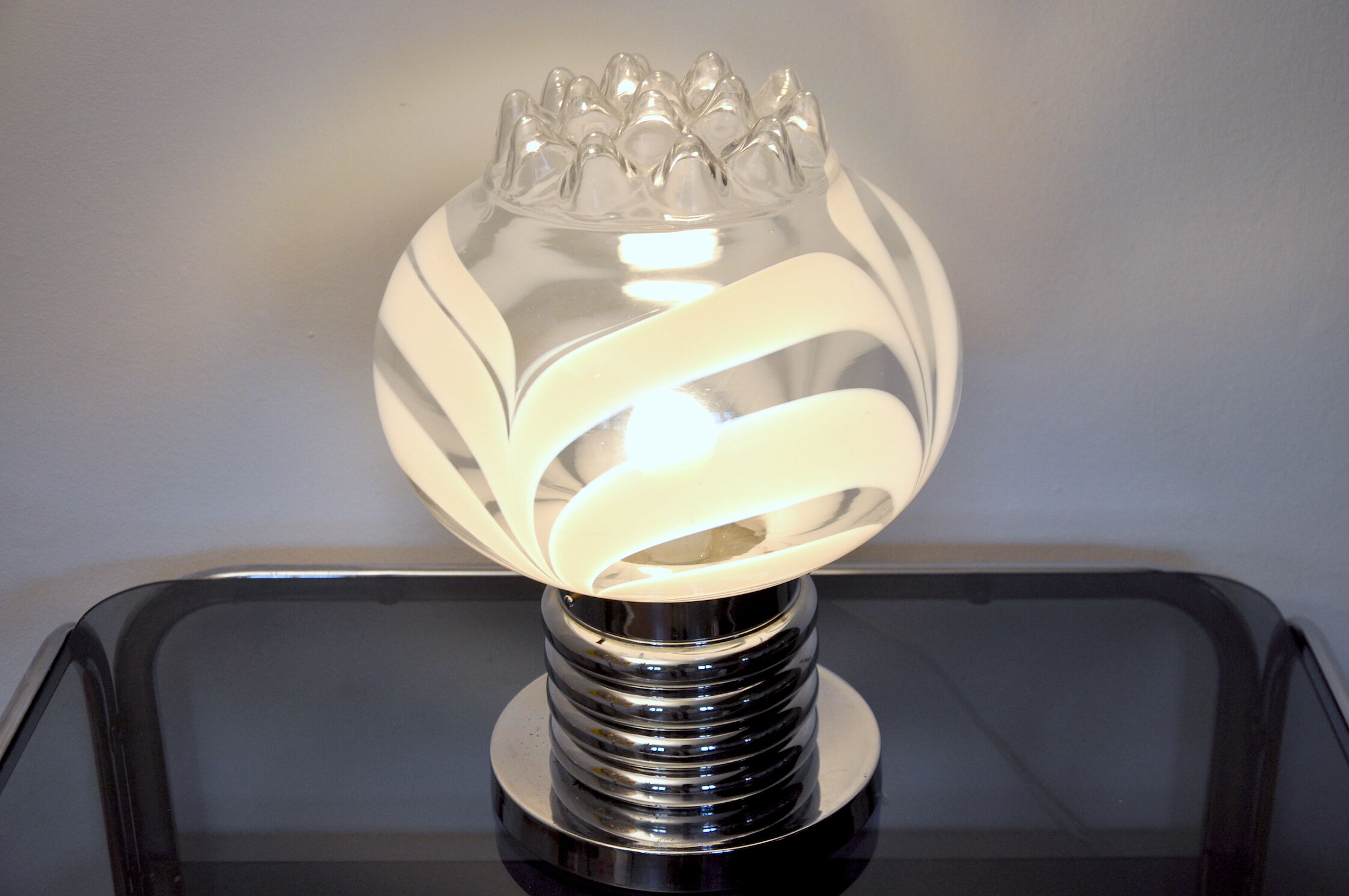 Toni Zuccheri lamp, Murano glass, Italy, 1970