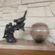 Desk lamp signed Maurice Frecourt in perfect condition