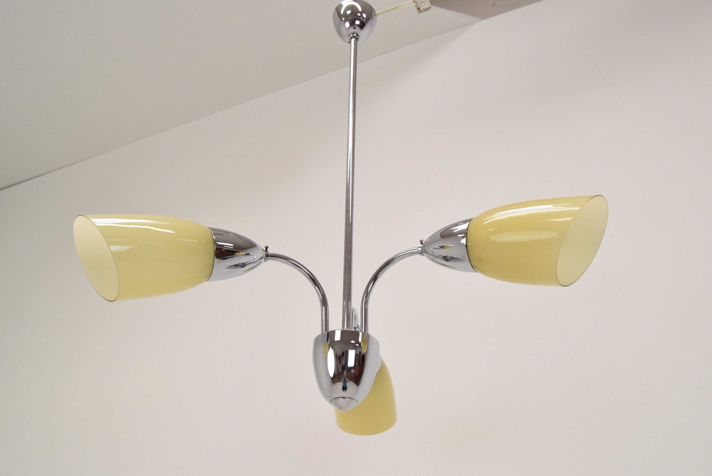 Mid-century Designed Chandelier by Elektroinstala Decin,Czechoslovakia,1970's.