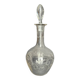 Carafe à décanter en verre gravé