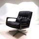 Fauteuil en cuir Eugen Schmidt pour Soloform, 1960