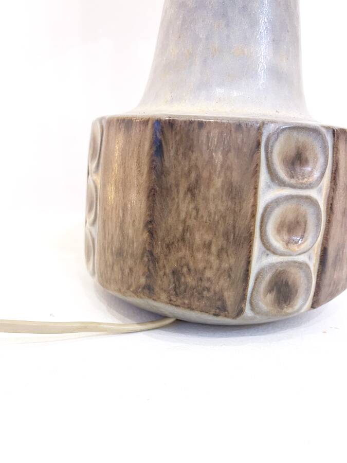 Scandinavian ceramic lamp – Knudsen & Bornholm, 1970s