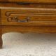 Small oak cabinet, 1 tilting door and 1 drawer