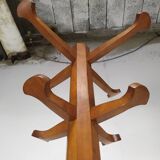 Vintage wooden parrot coat rack
