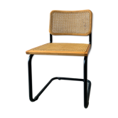 Chaise B32 Breuer noire & hêtre