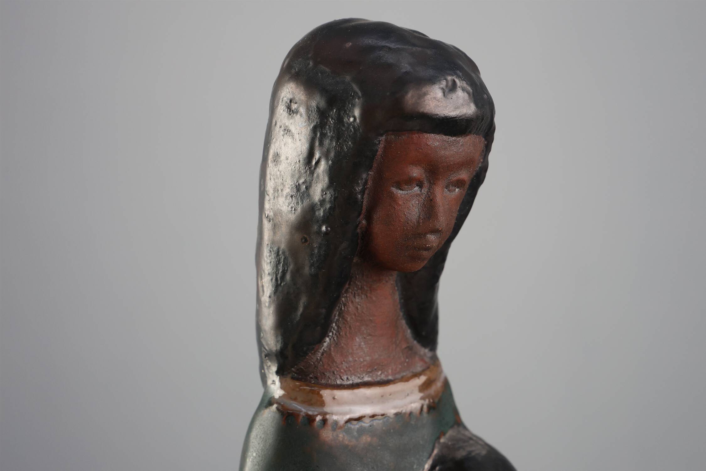 Mid‑Century Ceramic Sculpture by Perignem, Belgium 1960s