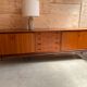 Vintage Scandinavian Danish teak sideboard, 1960s