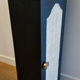 Wooden and cane chest unit