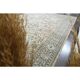 1970s Vintage Persian Handmade Wool Cotton Beige Area Rug 291x387