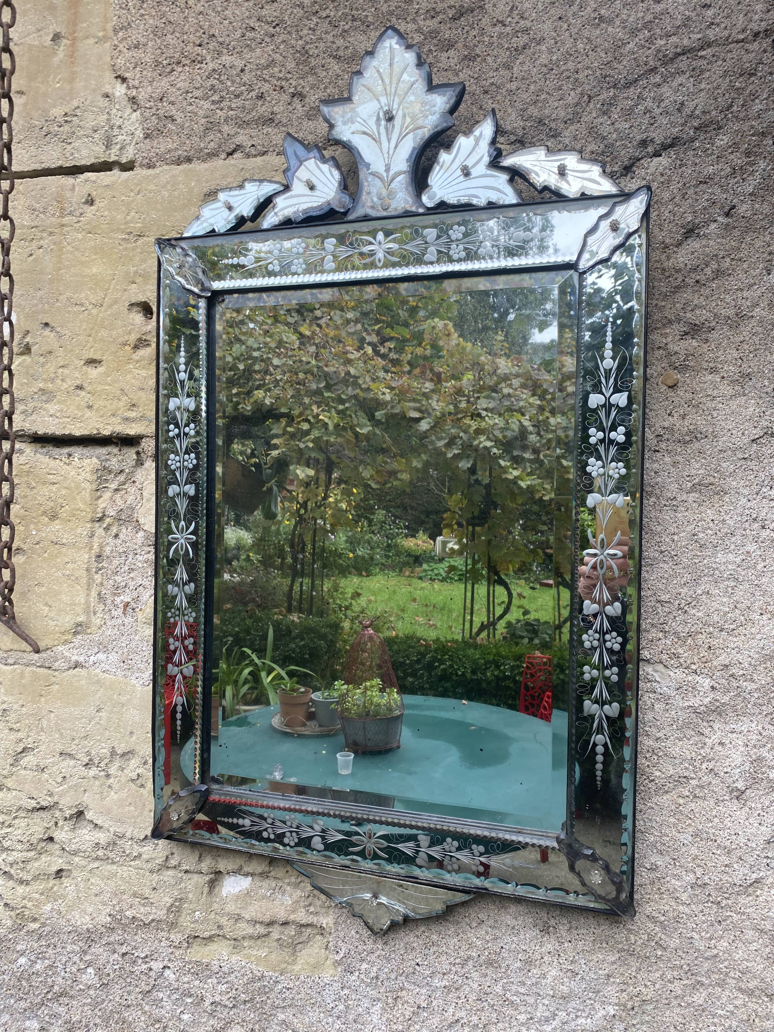 Venetian mirror circa 1900
