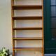 Asymmetrical two-coloured wooden library, Denmark 1990