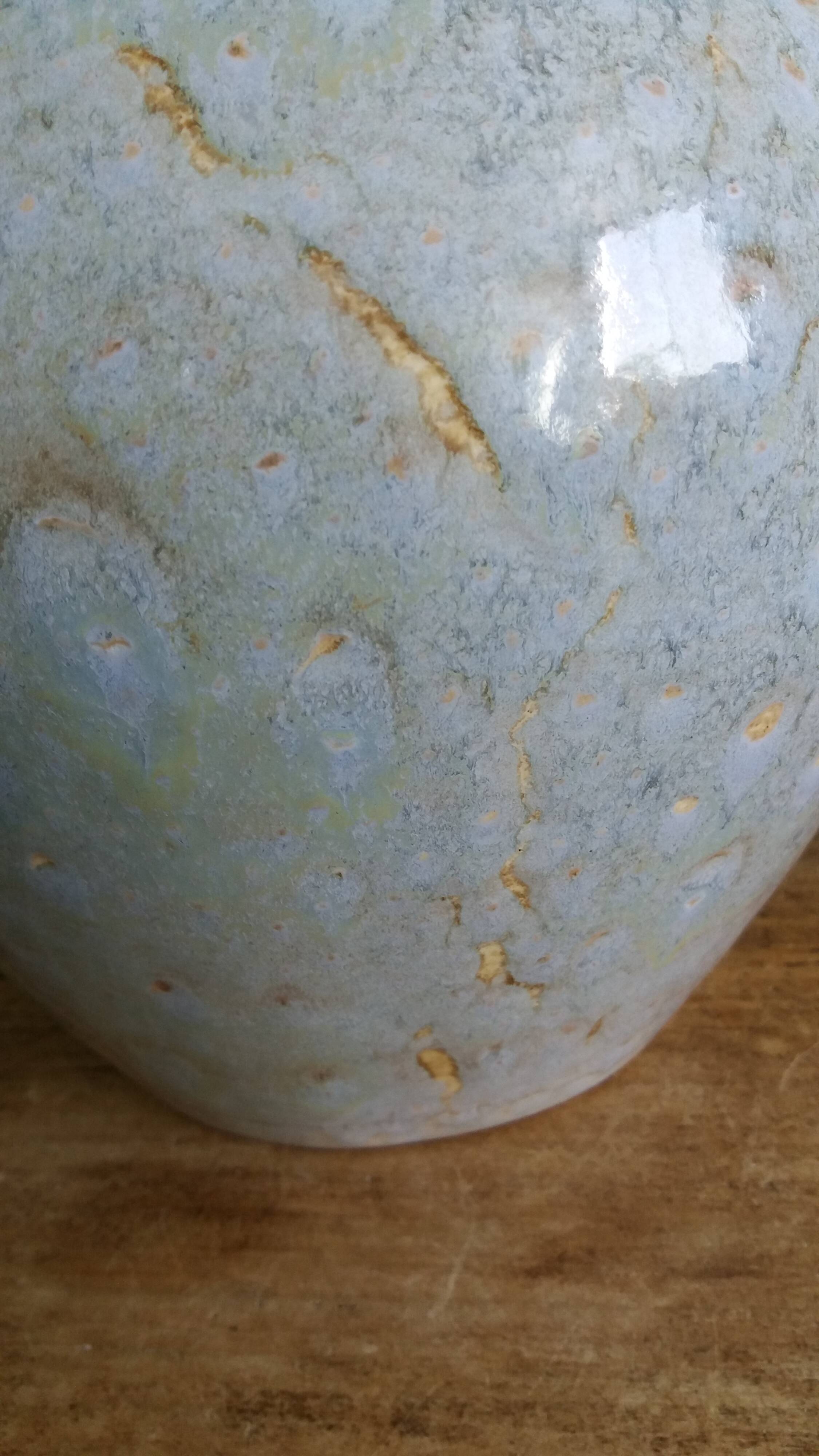 Ceramic vase jar signed Pierrefonds