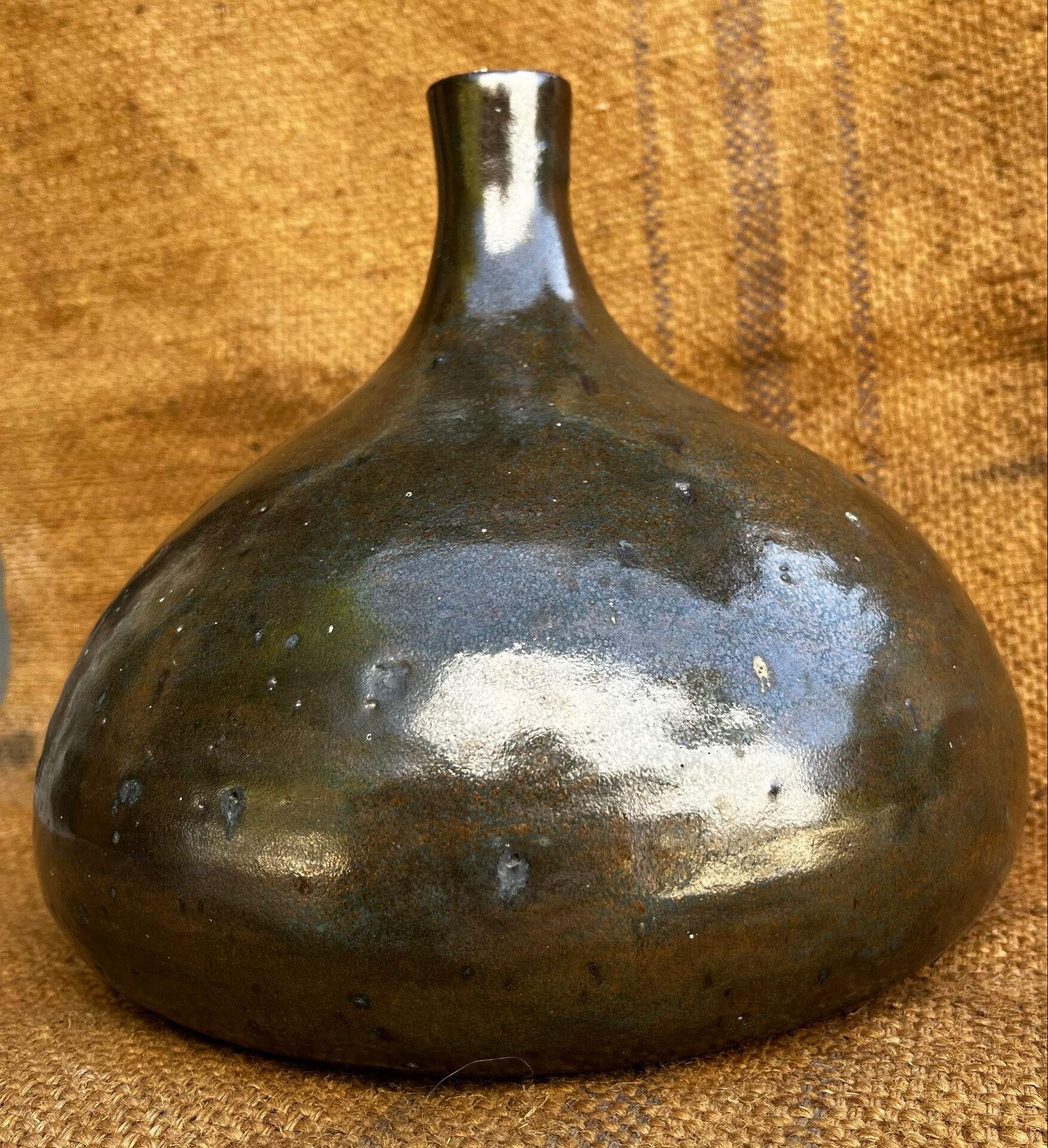Ceramic lamp base signed SEYVE-CHAUDET