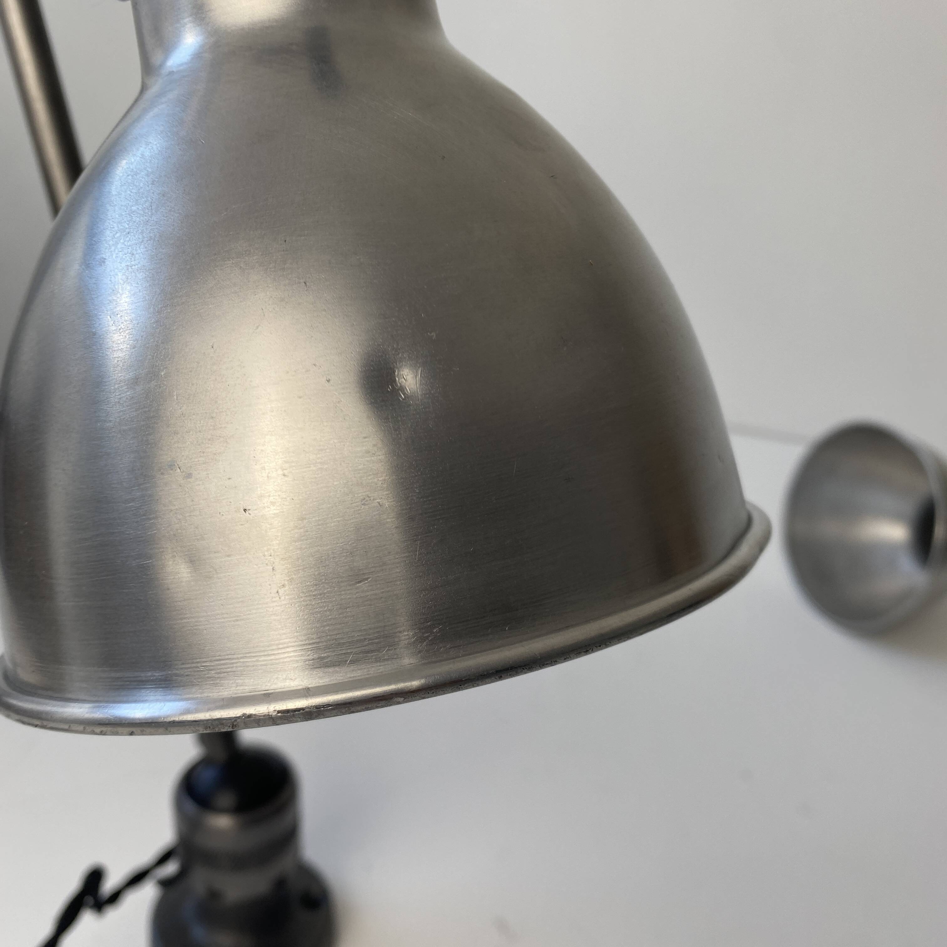 PAIR OF ANTIQUE INDUSTRIAL WALL LIGHTS "GRAS RAVEL" No. 304