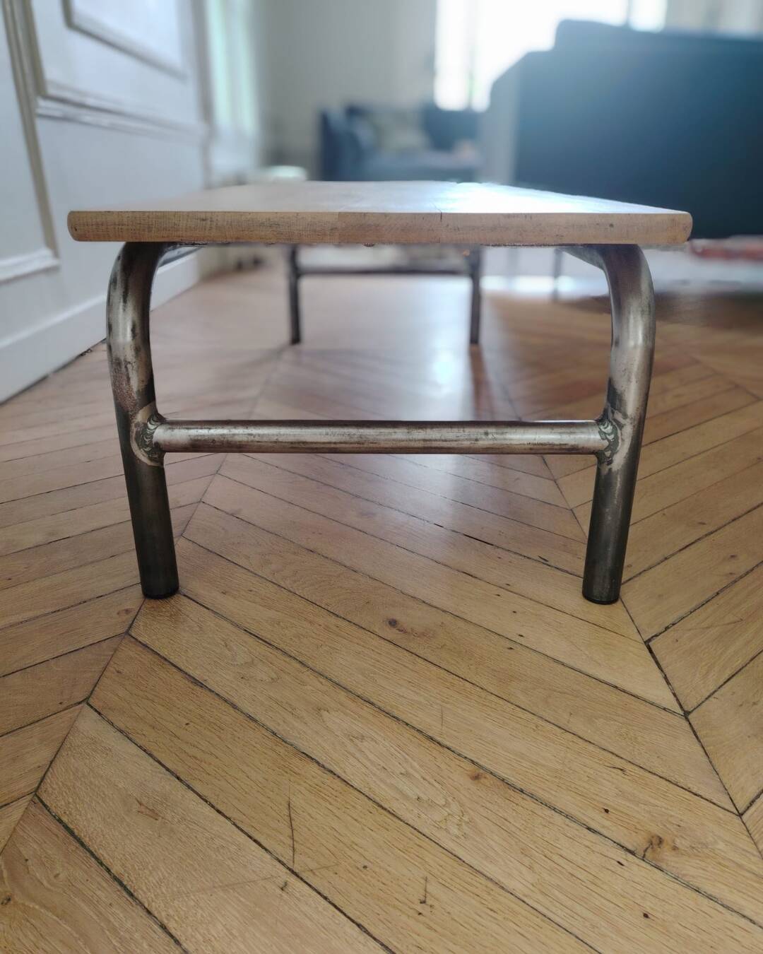 Renovated vintage Mobilor coffee table, 1950s-60s.