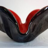 Ceramic handkerchief pocket empty vase from the 50s/60s France