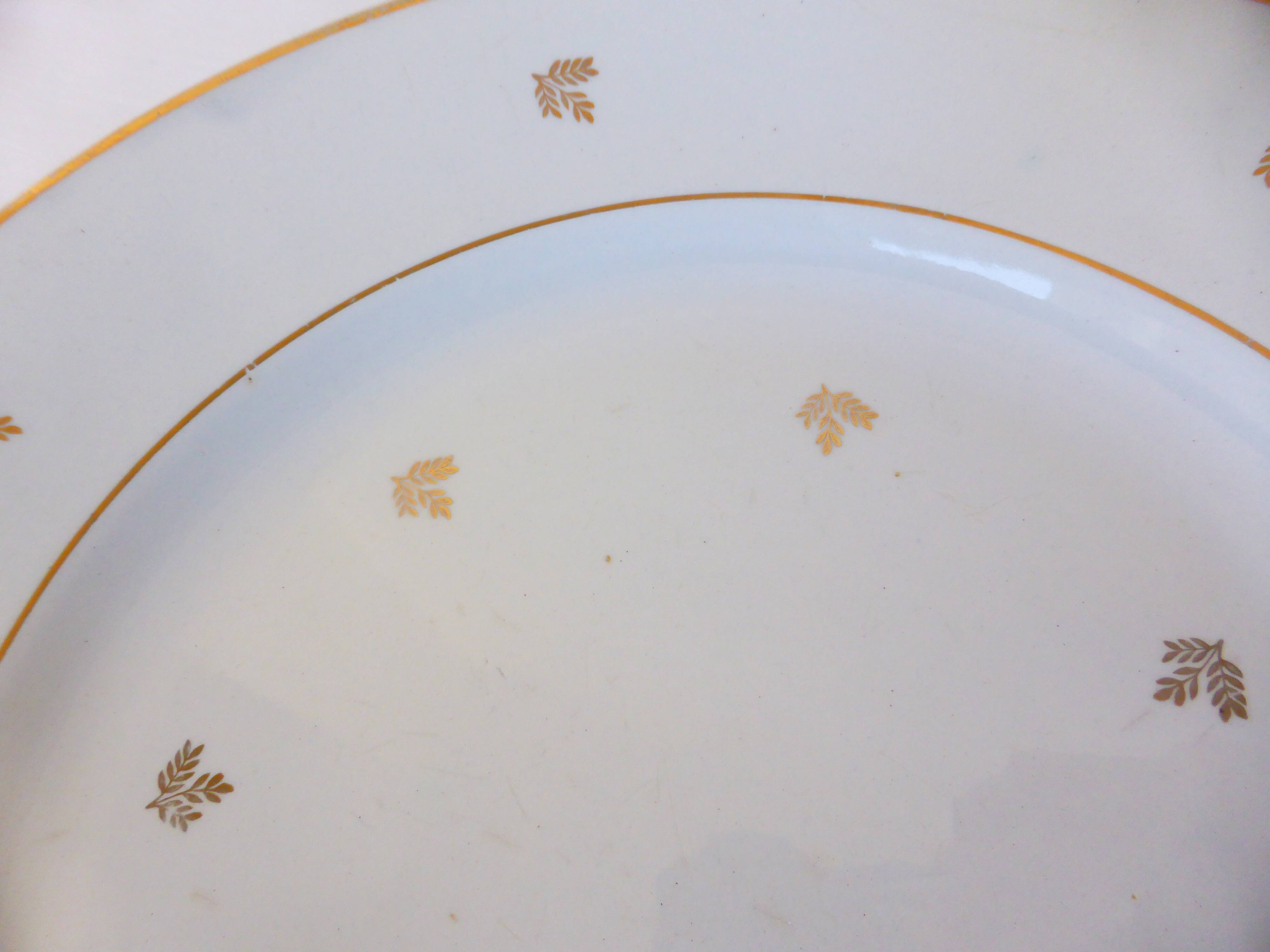 1 round vintage serving dish Badonviller 2106117