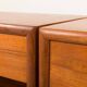 Pair of mid-century teak nightstands, Denmark 1960s