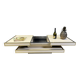 Vintage coffee table by Willy Rizzo for Mario Sabot, 1970s
