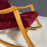 Mid-Century Bentwood Rocking Chair by TON, Czechoslovakia, 1960s