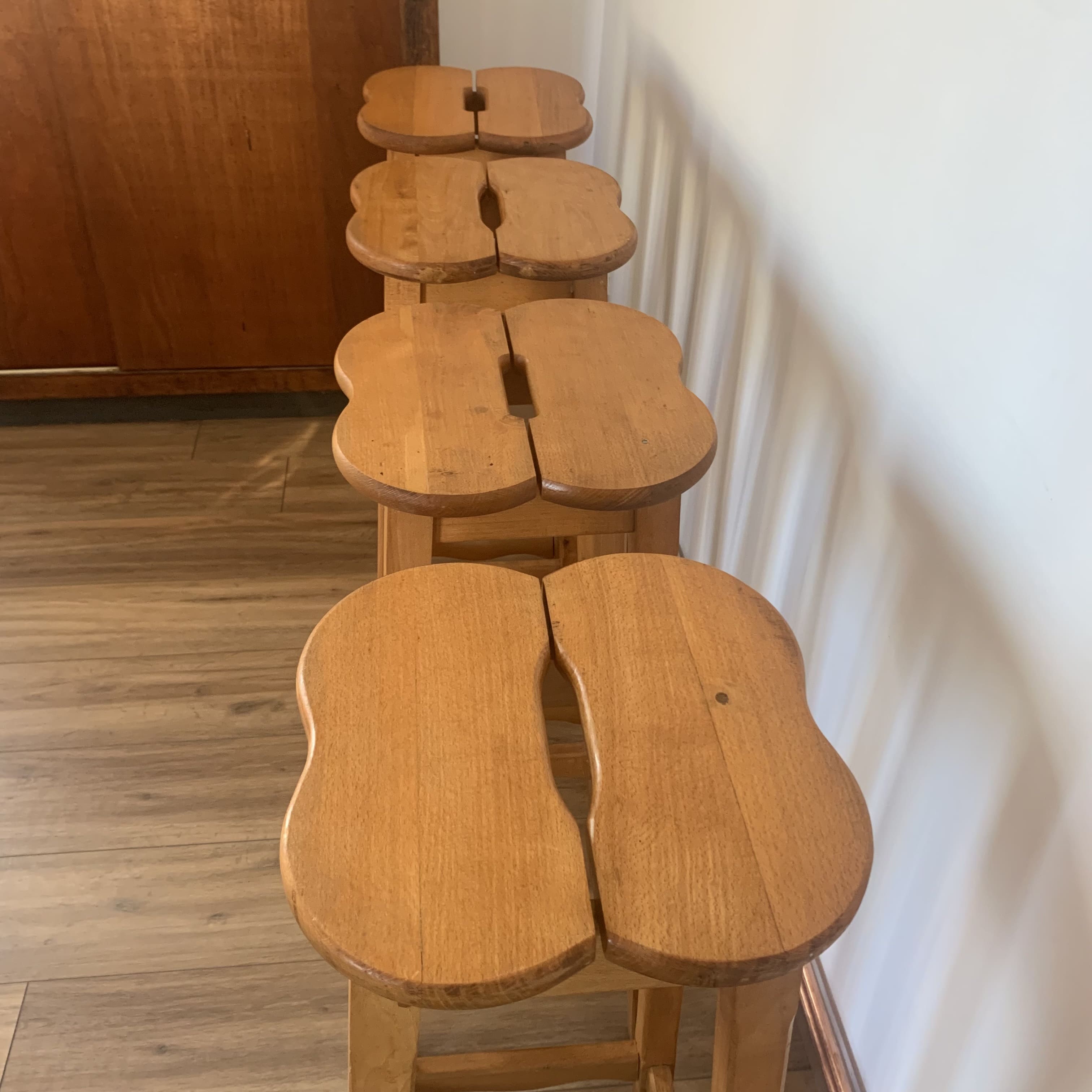 Set of 4 high stools