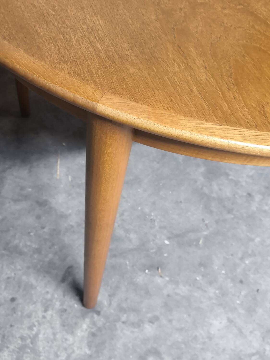 Vintage teak Scandinavian table from the 1960s by Johannes Andersen.