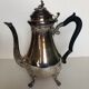 Tea service and silver metal coffee
