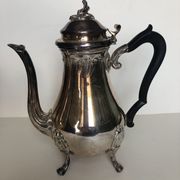 Tea service and silver metal coffee