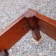 Art Nouveau style bed - rosewood and marquetry